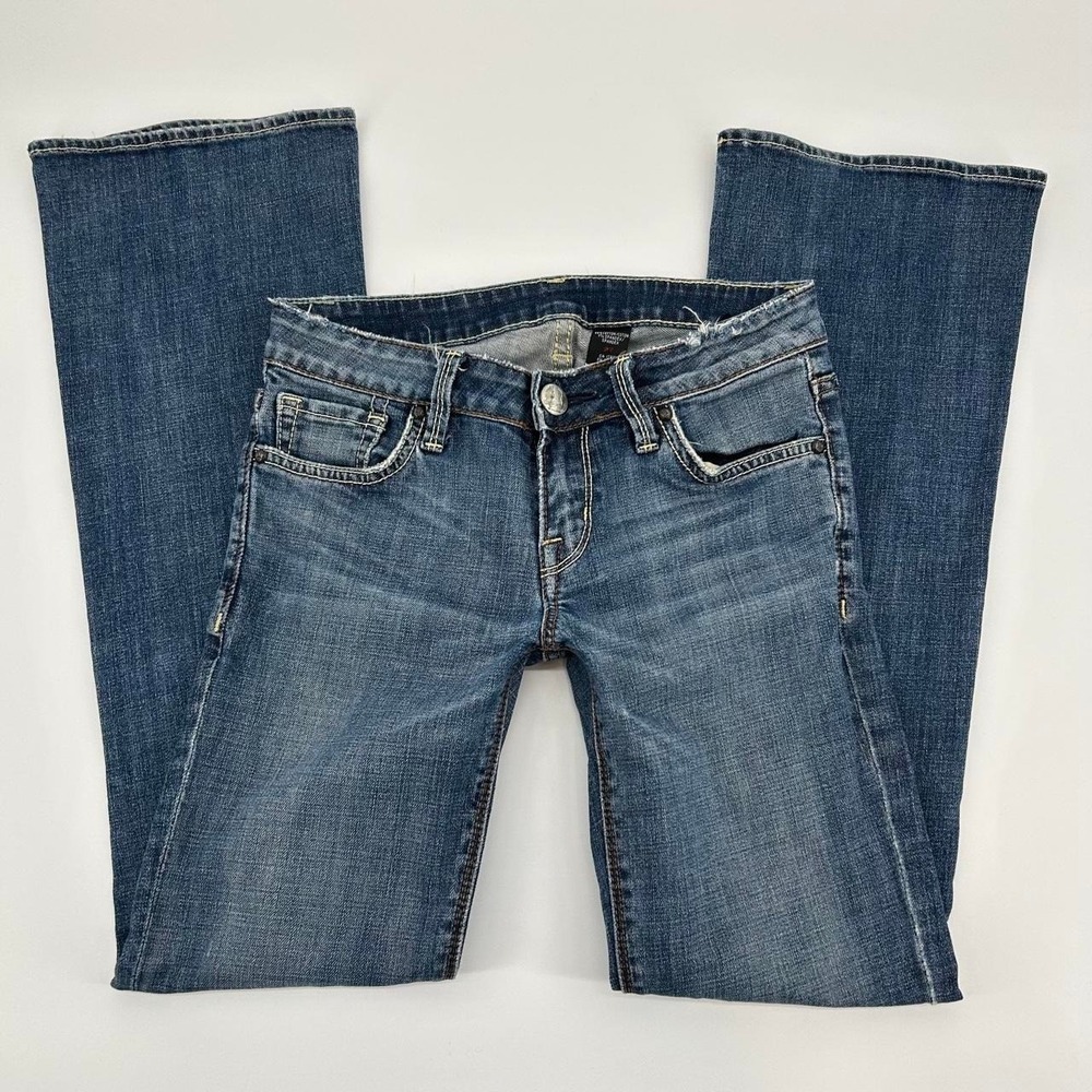 2000s Buffalo Low Rise Flare Jeans Tagged Size 27"